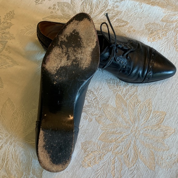 Andrew Geller Black Leather Flats - Picture 4 of 7